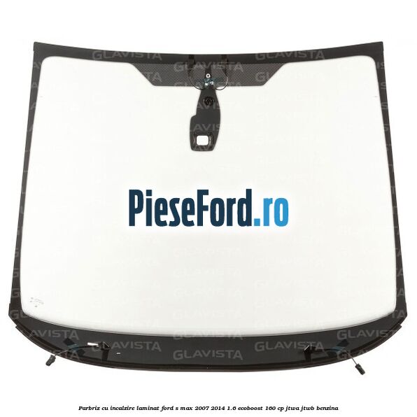 Parbriz cu incalzire, laminat Ford S-Max 2007-2014 1.6 EcoBoost 160 cp JTWA, JTWB benzina