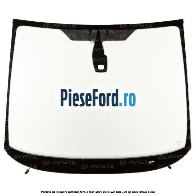 Parbriz cu incalzire, laminat Ford S-Max 2007-2014 2.0 TDCi 136 cp AZWC, UKWA diesel