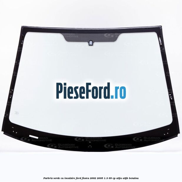 Parbriz verde, cu incalzire Ford Fiesta 2002-2005 1.3 69 cp A9JA, A9JB benzina