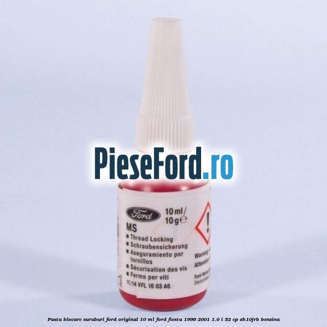 Pasta blocare suruburi Ford Original 10 ml Ford Fiesta 1996-2001 1.0 i 52 cp