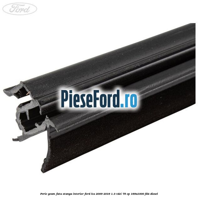 Perie geam fata stanga interior Ford Ka 2009-2016 1.3 TDCi 75 cp 169A1000, FD4 diesel
