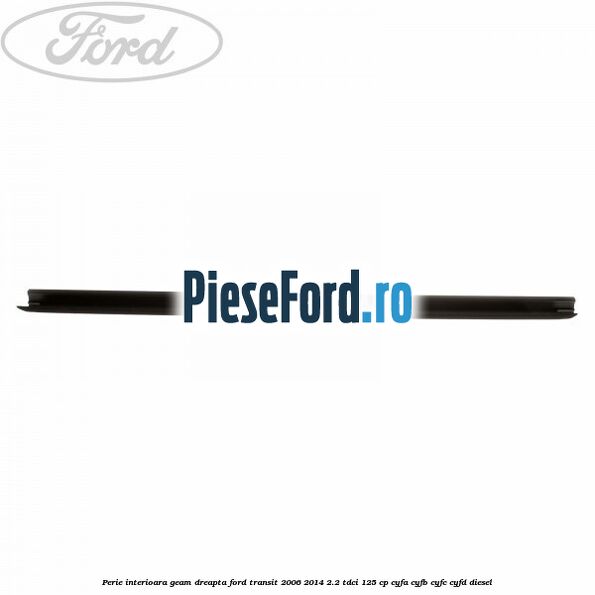 Perie interioara geam dreapta Ford Transit 2006-2014 2.2 TDCi 125 cp CYFA, CYFB, CYFC, CYFD diesel