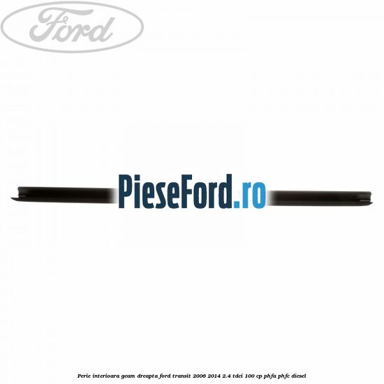 Perie interioara geam dreapta Ford Transit 2006-2014 2.4 TDCi 100 cp PHFA, PHFC diesel