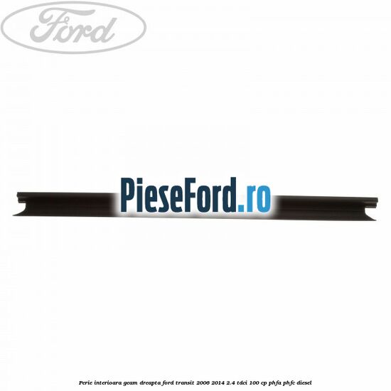Perie interioara geam dreapta Ford Transit 2006-2014 2.4 TDCi 100 cp PHFA, PHFC diesel