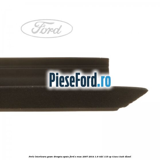 Perie interioara geam dreapta spate Ford S-Max 2007-2014 1.6 TDCi 115 cp T1WA, T1WB diesel