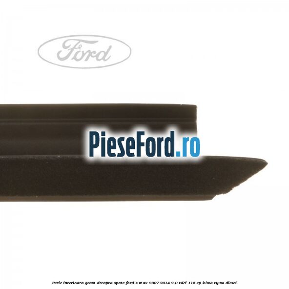 Perie interioara geam dreapta spate Ford S-Max 2007-2014 2.0 TDCi 115 cp KLWA, TYWA diesel