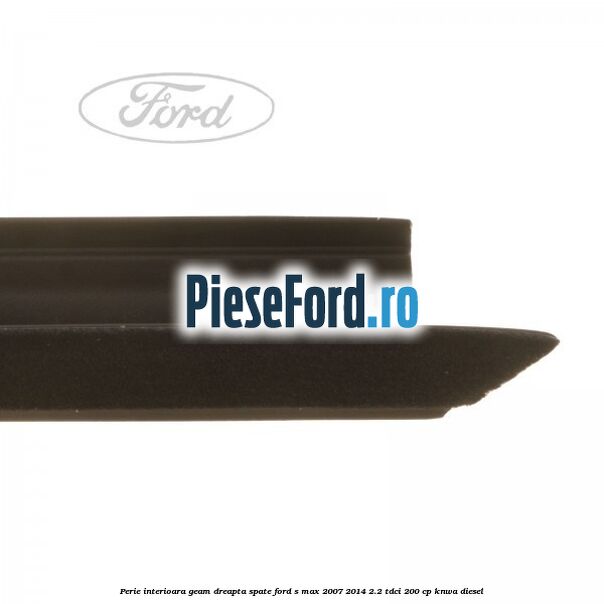 Perie interioara geam dreapta spate Ford S-Max 2007-2014 2.2 TDCi 200 cp KNWA diesel