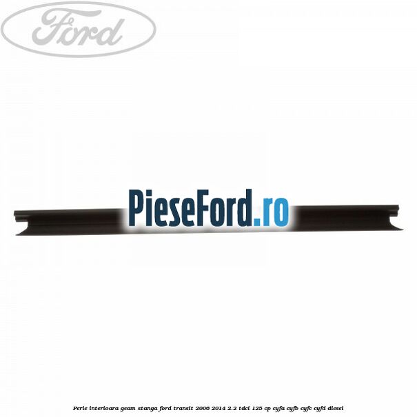 Perie interioara geam stanga Ford Transit 2006-2014 2.2 TDCi 125 cp CYFA, CYFB, CYFC, CYFD diesel