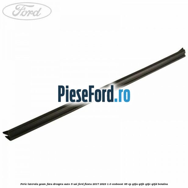 Perie laterala geam fata dreapta auto 5 usi Ford Fiesta 2017-2023 1.0 EcoBoost 85 cp Perie laterala geam fata dreapta auto 5 usi Ford Fiesta 2017-2023 1.0 EcoBoost 85 cp Q0JA, Q0JB, Q0JC, Q0JD benzina