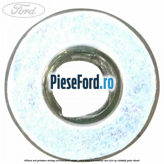 Piliuta M6 prindere airbag cortina Ford Ranger 2019-2022 2.0 EcoBlue 4x4 213 cp T20DD0J, YN2X diesel