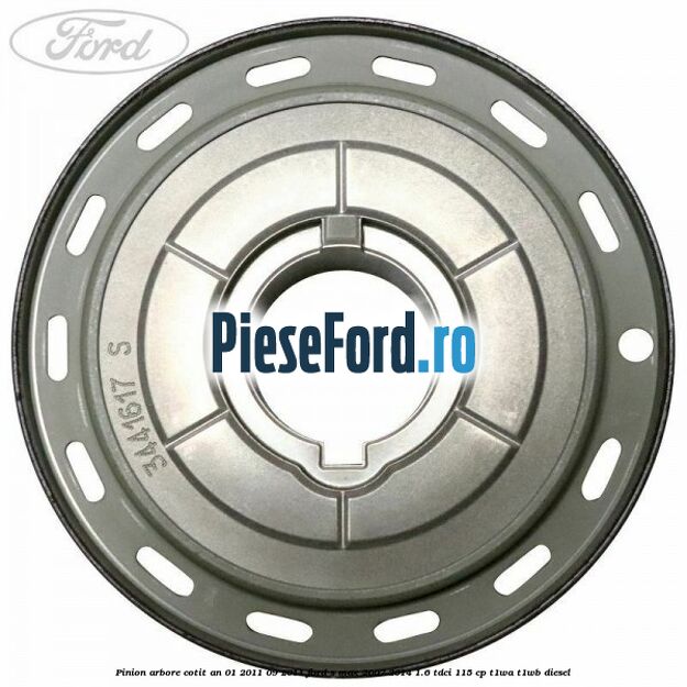 Pinion arbore cotit an 01/2011-09/2011 Ford S-Max 2007-2014 1.6 TDCi 115 cp T1WA, T1WB diesel