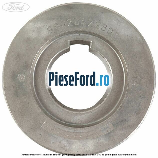 Pinion arbore cotit dupa an 10/2014 Ford Galaxy 2007-2014 2.0 TDCi 140 cp QXWA, QXWB, QXWC, UFWA diesel