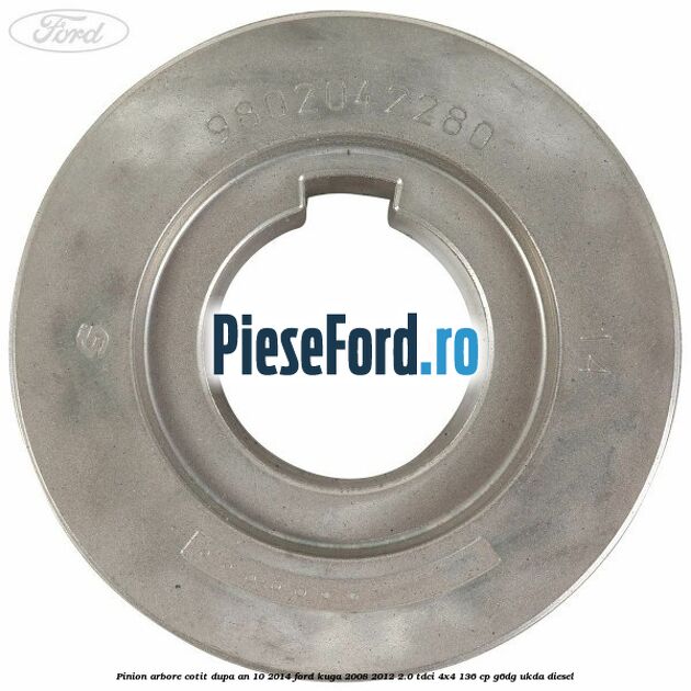 Pinion arbore cotit dupa an 10/2014 Ford Kuga 2008-2012 2.0 TDCi 4x4 136 cp G6DG, UKDA diesel