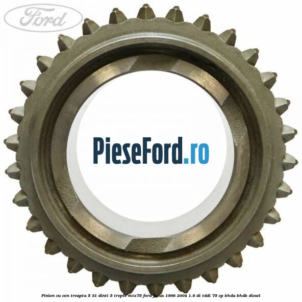 Pinion cu con treapta 5 31 dinti 5 trepte MTX75 Ford Focus 1998-2004 1.8 DI/TDDi 75 cp BHDA, BHDB diesel