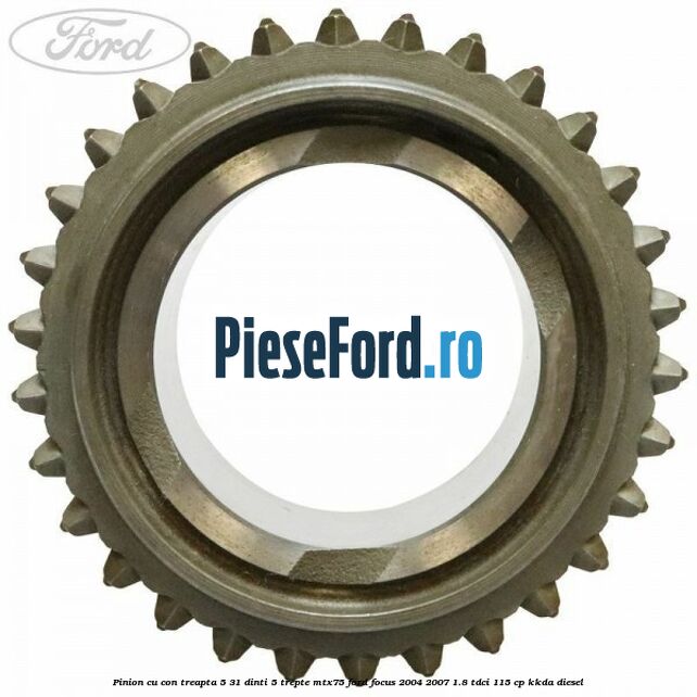 Pinion cu con treapta 5 31 dinti 5 trepte MTX75 Ford Focus 2004-2007 1.8 TDCi 115 cp KKDA diesel