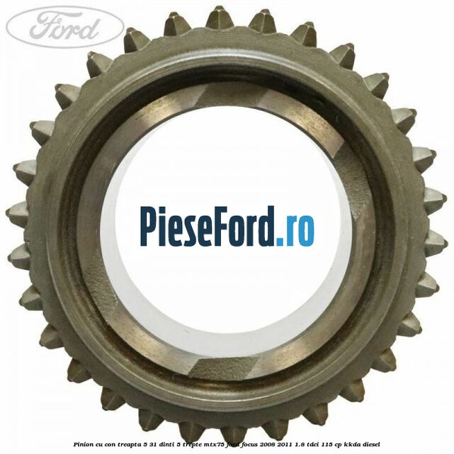 Pinion cu con treapta 5 31 dinti 5 trepte MTX75 Ford Focus 2008-2011 1.8 TDCi 115 cp Pinion cu con treapta 5 31 dinti 5 trepte MTX75 Ford Focus 2008-2011 1.8 TDCi 115 cp KKDA diesel