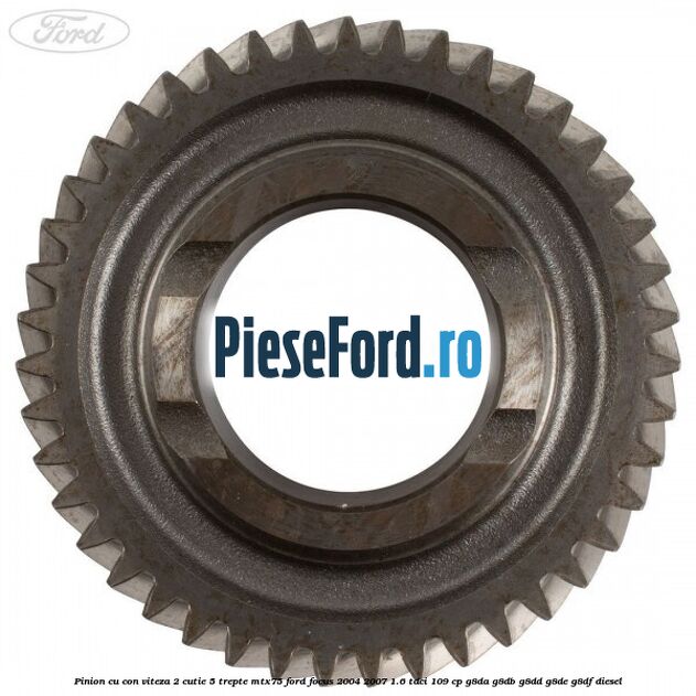 Pinion cu con viteza 2 cutie 5 trepte MTX75 Ford Focus 2004-2007 1.6 TDCi 109 cp Pinion cu con viteza 2 cutie 5 trepte MTX75 Ford Focus 2004-2007 1.6 TDCi 109 cp G8DA, G8DB, G8DD, G8DE, G8DF diesel