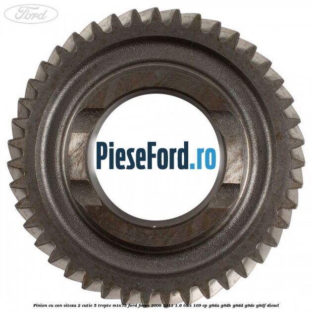 Pinion cu con viteza 2 cutie 5 trepte MTX75 Ford Focus 2008-2011 1.6 TDCi 109 cp Pinion cu con viteza 2 cutie 5 trepte MTX75 Ford Focus 2008-2011 1.6 TDCi 109 cp G8DA, G8DB, G8DD, G8DE, G8DF diesel