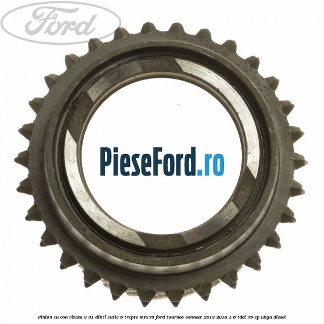 Pinion cu con viteza 3 31 dinti cutie 5 trepte MTX75 Ford Tourneo Connect 2013-2018 1.6 TDCi 75 cp UBGA diesel