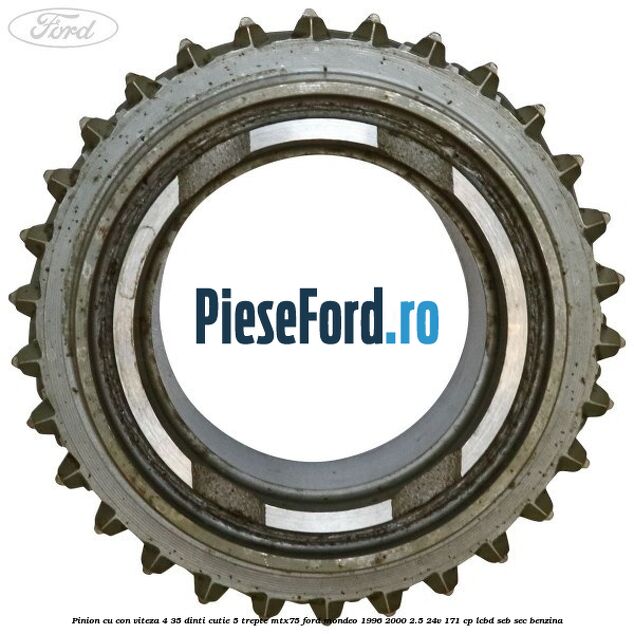 Pinion cu con viteza 4 35 dinti cutie 5 trepte MTX75 Ford Mondeo 1996-2000 2.5 24V 171 cp LCBD, SEB, SEC benzina