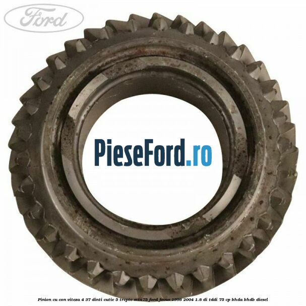 Pinion cu con viteza 4 37 dinti cutie 5 trepte MTX75 Ford Focus 1998-2004 1.8 DI/TDDi 75 cp BHDA, BHDB diesel