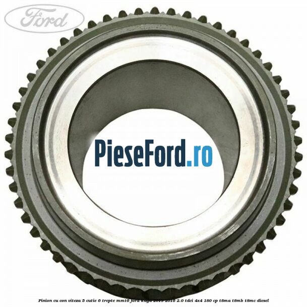 Pinion cu con viteza 5 cutie 6 trepte MMT6 Ford Kuga 2013-2016 2.0 TDCi 4x4 180 cp T8MA, T8MB, T8MC diesel