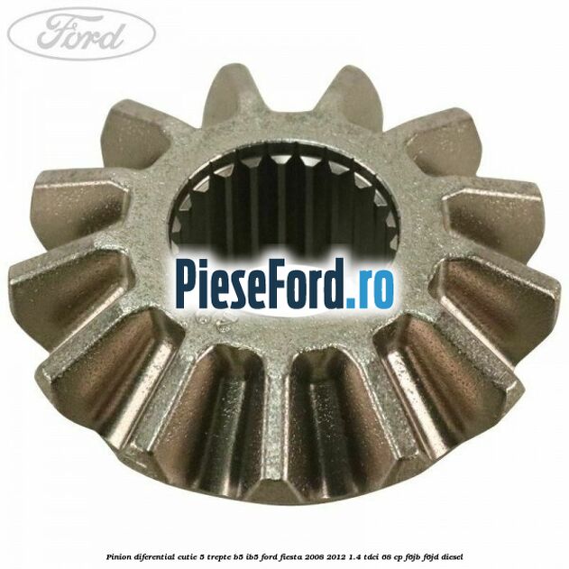 Pinion diferential cutie 5 trepte B5/IB5 Ford Fiesta 2008-2012 1.4 TDCi 68 cp F6JB, F6JD diesel