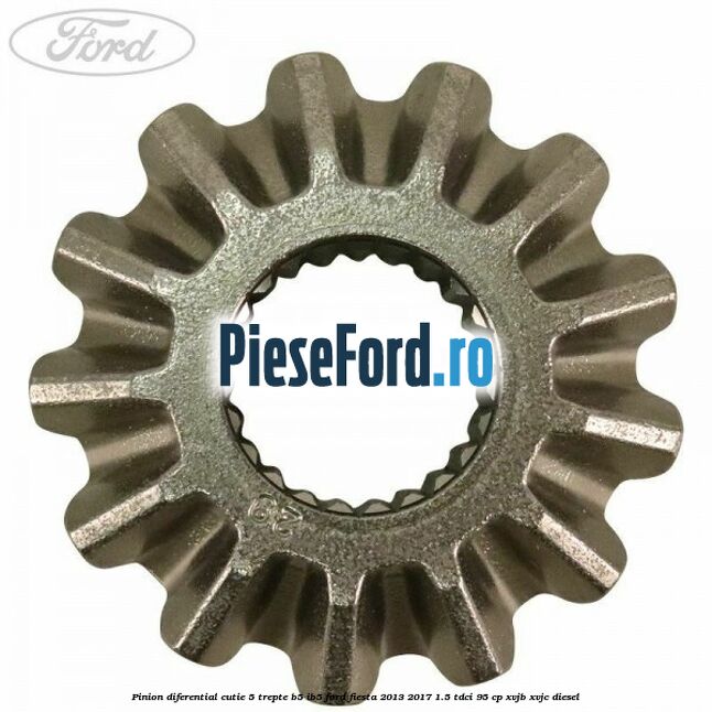 Pinion diferential cutie 5 trepte B5/IB5 Ford Fiesta 2013-2017 1.5 TDCi 95 cp XVJB, XVJC diesel