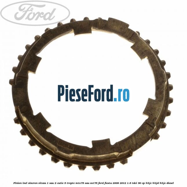 Pinion inel sincron viteza 1 sau 2 cutie 5 trepte MTX75 sau VXT75 Ford Fiesta 2008-2012 1.6 TDCi 90 cp HHJC, HHJD, HHJE diesel