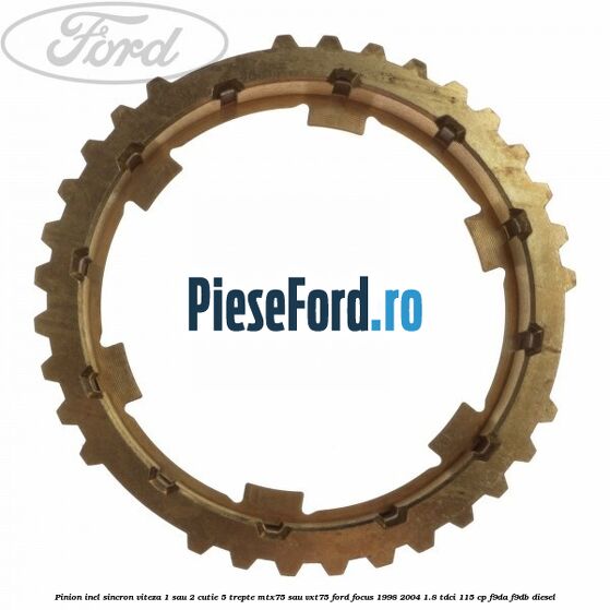 Pinion inel sincron viteza 1 sau 2 cutie 5 trepte MTX75 sau VXT75 Ford Focus 1998-2004 1.8 TDCi 115 cp F9DA, F9DB diesel