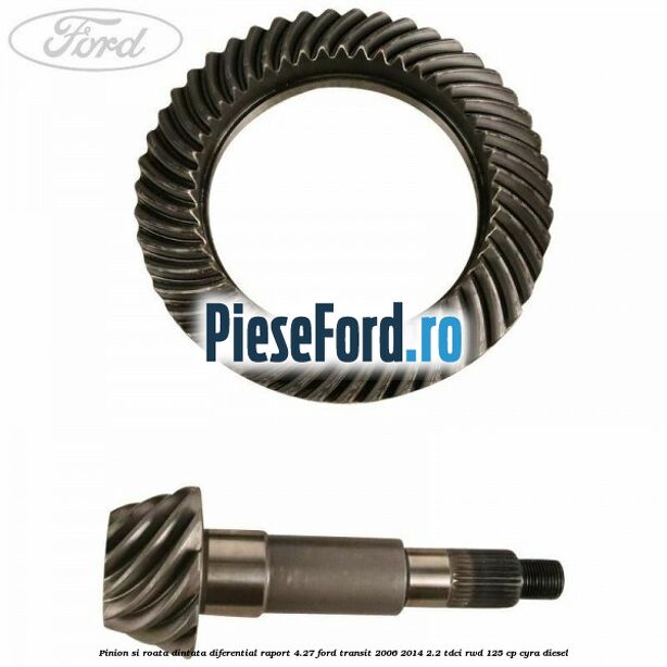 Pinion si roata dintata diferential raport 4.27 Ford Transit 2006-2014 2.2 TDCi RWD 125 cp CYRA diesel