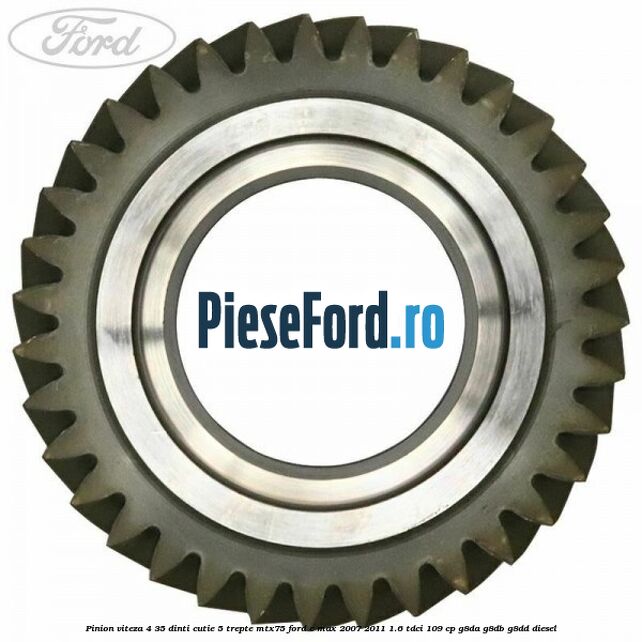 Pinion viteza 4 35 dinti cutie 5 trepte MTX75 Ford C-Max 2007-2011 1.6 TDCi 109 cp G8DA, G8DB, G8DD diesel