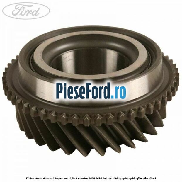 Pinion viteza 6 cutie 6 trepte MMT6 Ford Mondeo 2008-2014 2.0 TDCi 140 cp QXBA, QXBB, UFBA, UFBB diesel