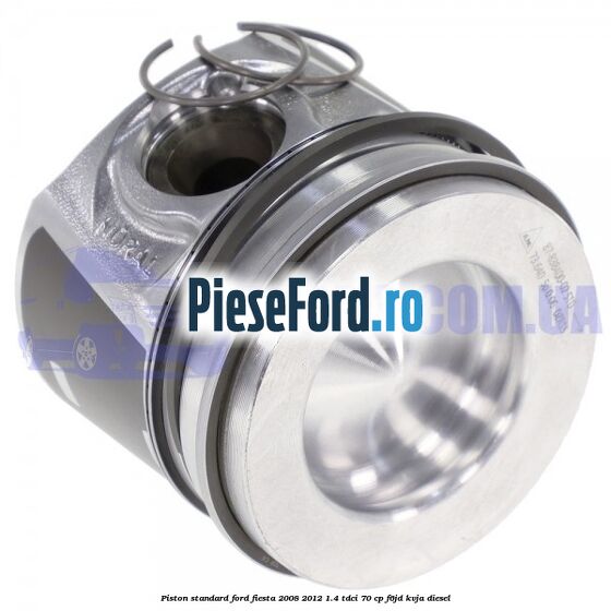 Piston standard Ford Fiesta 2008-2012 1.4 TDCi 70 cp F6JD, KVJA diesel
