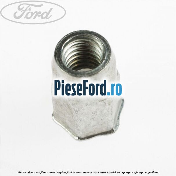 Piulita adanca M6 fixare modul keyless Ford Tourneo Connect 2013-2018 1.5 TDCi 100 cp Piulita adanca M6 fixare modul keyless Ford Tourneo Connect 2013-2018 1.5 TDCi 100 cp XVGA, XVGB, XVGC, XXGA diesel