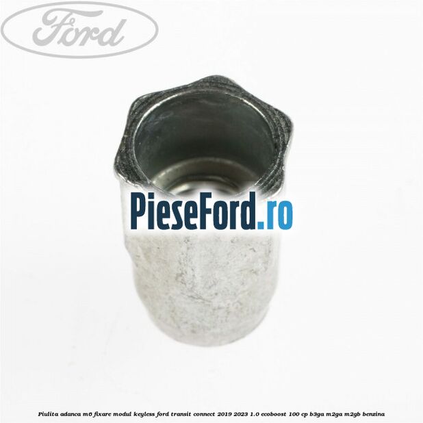 Piulita adanca M6 fixare modul keyless Ford Transit Connect 2019-2023 1.0 EcoBoost 100 cp B3GA, M2GA, M2GB benzina