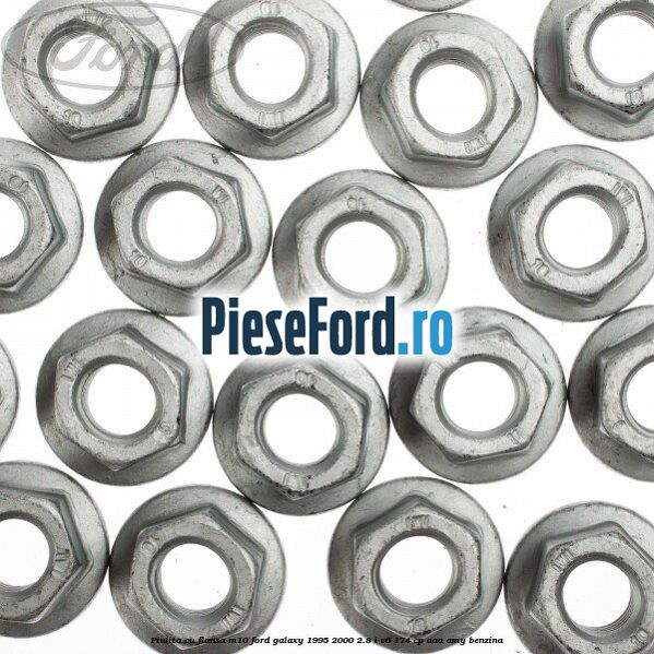 Piulita cu flansa M10 Ford Galaxy 1995-2000 2.8 i V6 174 cp AAA, AMY benzina