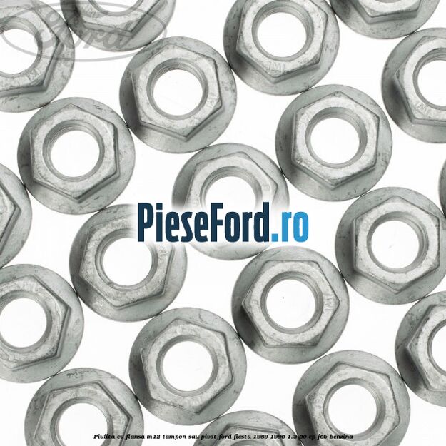 Piulita cu flansa M12 tampon sau pivot Ford Fiesta 1989-1996 1.3 60 cp J6B benzina