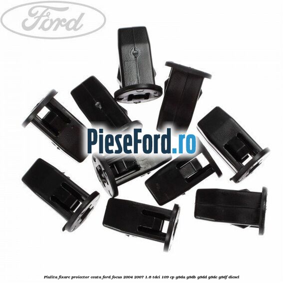 Piulita fixare proiector ceata Ford Focus 2004-2007 1.6 TDCi 109 cp G8DA, G8DB, G8DD, G8DE, G8DF diesel