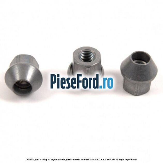 Piulita janta aliaj cu capac deluxe Ford Tourneo Connect 2013-2018 1.6 TDCi 95 cp TZGA, TZGB diesel