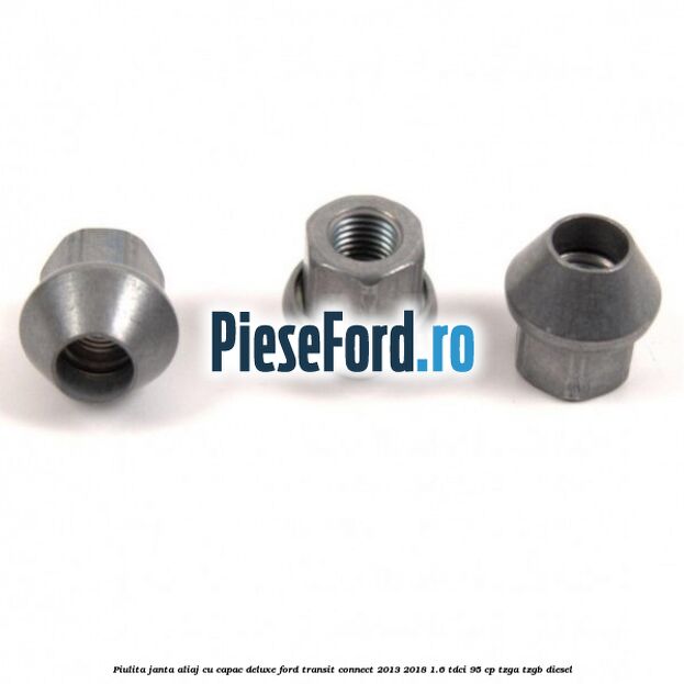 Piulita janta aliaj cu capac deluxe Ford Transit Connect 2013-2018 1.6 TDCi 95 cp TZGA, TZGB diesel