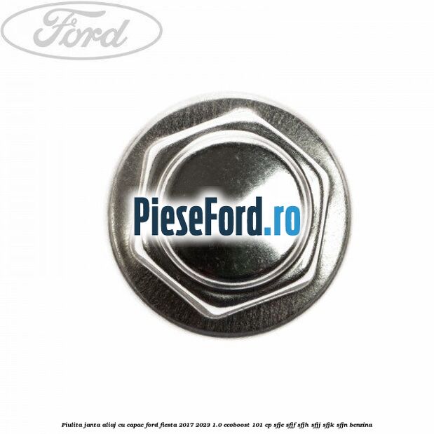 Piulita janta aliaj cu capac Ford Fiesta 2017-2023 1.0 EcoBoost 101 cp SFJE, SFJF, SFJH, SFJJ, SFJK, SFJN benzina
