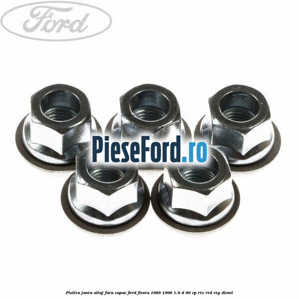 Piulita janta aliaj fara capac Ford Fiesta 1989-1996 1.8 D 60 cp RTC, RTD, RTG diesel