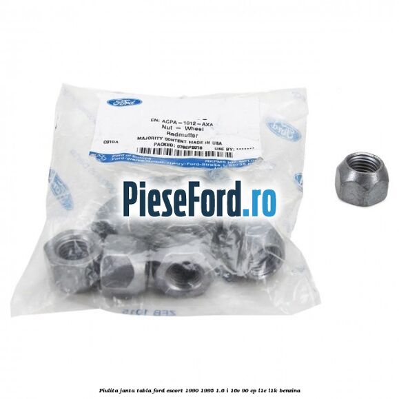 Piulita janta tabla Ford Escort 1990-1995 1.6 i 16V 90 cp L1E, L1K benzina