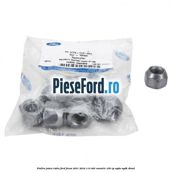 Piulita janta tabla Ford Focus 2011-2014 1.6 TDCi ECOnetic 105 cp NGDA, NGDB diesel