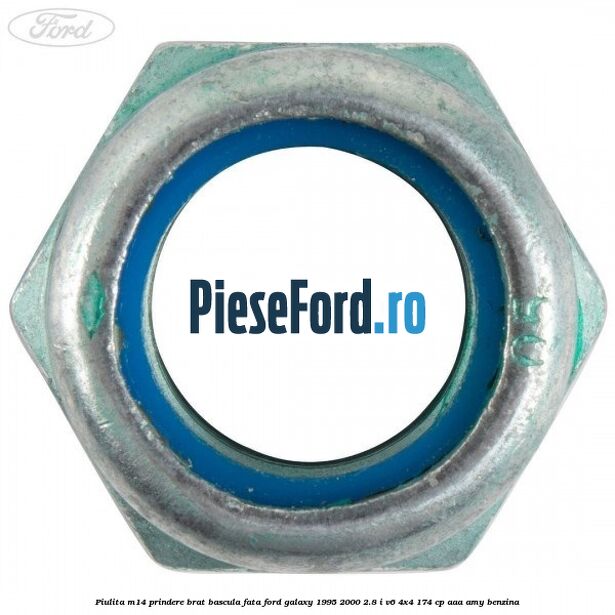 Piulita M14 prindere brat bascula fata Ford Galaxy 1995-2000 2.8 i V6 4x4 174 cp AAA, AMY benzina