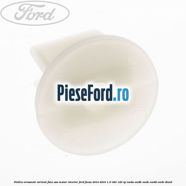 Piulita ornament vertical, fata usa, maner interior Ford Focus 2014-2018 1.5 TDCi 120 cp XWDA, XWDB, XWDC, XWDD, XWDE diesel