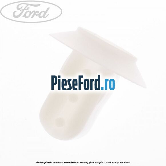 Piulita plastic conducta servodirectie , carenaj Ford Scorpio 2.5 TD 115 cp SCC diesel