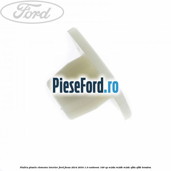 Piulita plastic elemente interior Ford Focus 2014-2018 1.0 EcoBoost 100 cp M2DA, M2DB, M2DC, SFDA, SFDB benzina