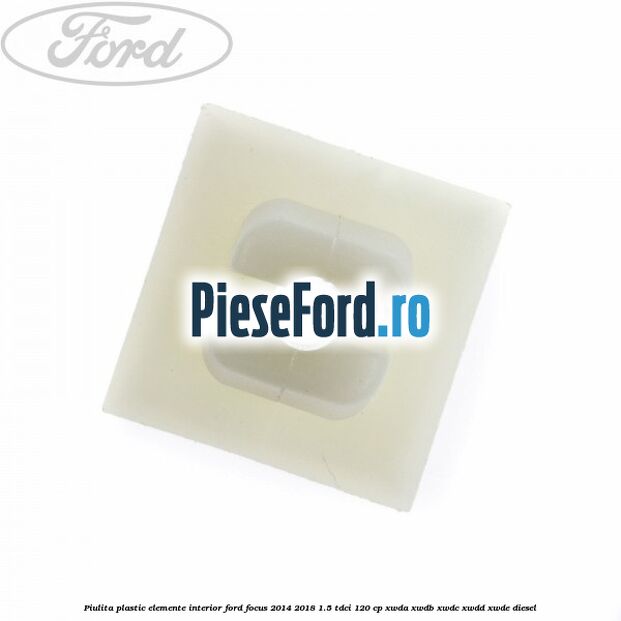 Piulita plastic elemente interior Ford Focus 2014-2018 1.5 TDCi 120 cp XWDA, XWDB, XWDC, XWDD, XWDE diesel